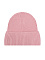 Шапка с отворотом, розовая