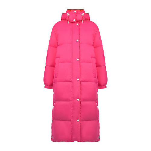Двустороннее пальто-пуховик, красный/розовый Yves Salomon , арт. 23WFM04220M03W B2823 | Фото 1