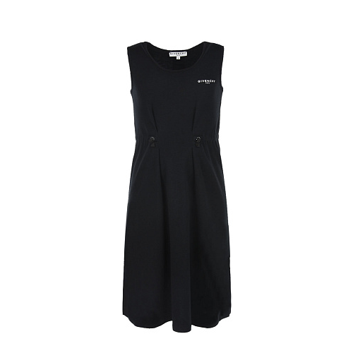 Черное платье с конрастной отделкой на спинке Givenchy Черный, арт. H12151 09B | Фото 1
