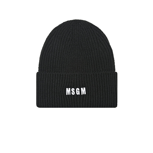 Базовая шапка черного цвета MSGM Черный, арт. 3341MDL08 227767 99 | Фото 1