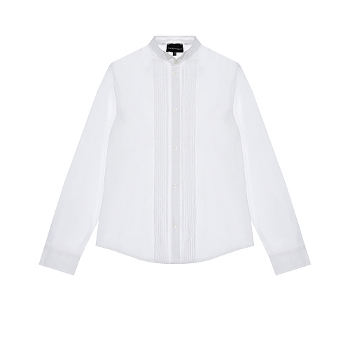 Нарядная рубашка из хлопка Emporio Armani Белый, арт. 6H4CJ8 4N3GZ 0100 BIANCO OTT | Фото 1