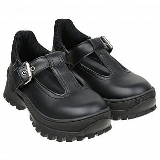 Кожаные туфли на объемной подошве MARNI Черный, арт. 71596 VAR.2 | Фото 1