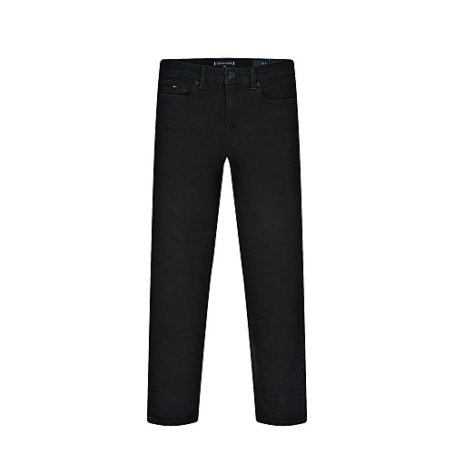 Черные джинсы slim fit Tommy Hilfiger Черный, арт. KB0KB06985 1BZ | Фото 1