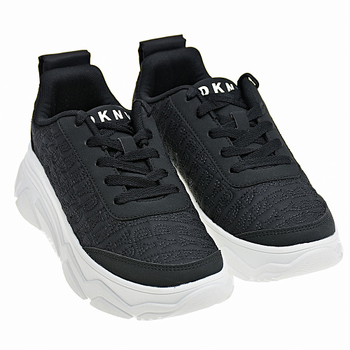 Черные кроссовки с белой подошвой DKNY Черный, арт. D29036 09B | Фото 1
