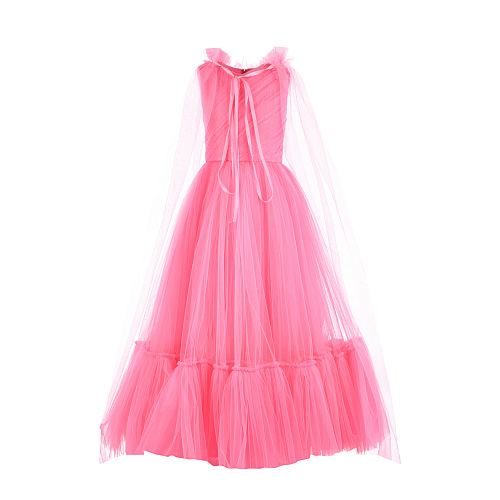 Длинное розовое платье без рукавов Sasha Kim Розовый, арт. SK DONNA  939612 PIK FLAMIN | Фото 1