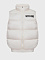 Жилет с логотипом и мишками на спине, белый