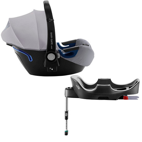 Кресло автомобильное Baby-Safe2 i-Size, Grey Marble + база FLEX Britax Roemer , арт. 2000030757 | Фото 1