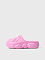 Шлепанцы с объемным лого, розовые