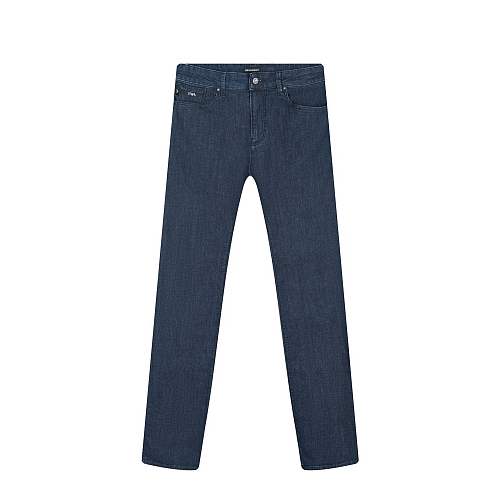 Темно-синие джинсы slim fit Emporio Armani Синий, арт. 3L4J06 4D37Z 0942 | Фото 1