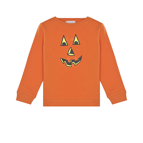 Оранжевый свитшот с принтом &quot;Halloween&quot; Stella McCartney Оранжевый, арт. 8R4O70 Z0447 406 | Фото 1