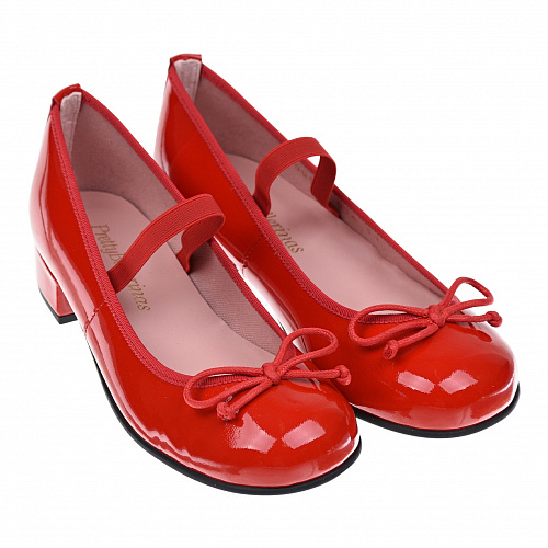 Красные туфли с бантом Pretty Ballerinas Красный, арт. 48.401 ROUGE | Фото 1