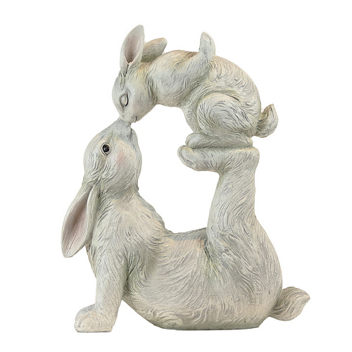 Декор Заяц с зайчонком, белый 37 см Goodwill , арт. DE 30000 | Фото 1