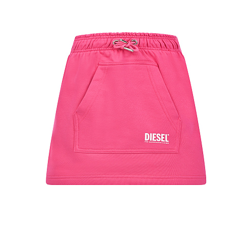 Розовая юбка с карманом-кенгуру Diesel Розовый, арт. J00626 0IAJH K369 | Фото 1