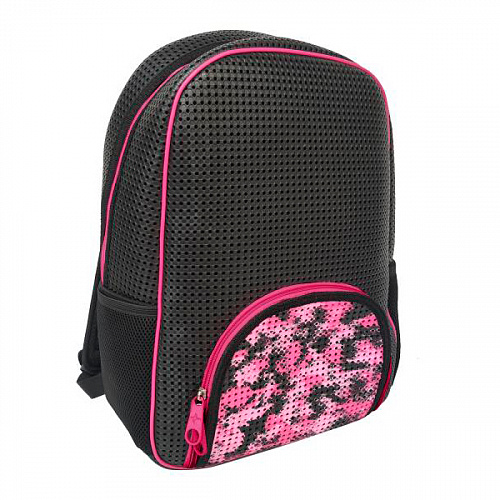 Рюкзак для девочек, розовый камуфляж, 40x28x14 см, 6+ лет Light+Nine , арт. 753SEXPC | Фото 1