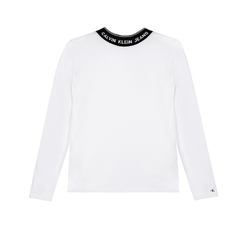Белая толстовка с логотипом на горловине Calvin Klein Белый, арт. IG0IG01019 YAF | Фото 1
