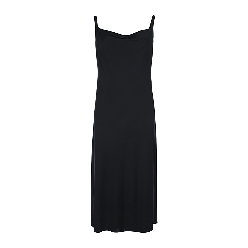 Черное платье-комбинация Pietro Brunelli Черный, арт. AS2204 PL0082 9999 | Фото 1