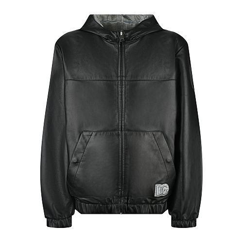 Двухсторонняя куртка с капюшоном Dolce&Gabbana Черный, арт. L42B31 G7B0G N0000 | Фото 1