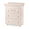 Пеленальный комод "Happy Family" с 3 ящиками, кремовый