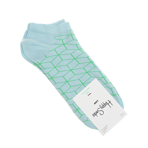 Голубые спортивные носки Happy Socks Голубой, арт. FIO05 6005 | Фото 1