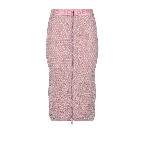 Розовая юбка с застежкой на молнию Iceberg Розовый, арт. I2PAC01 7262 4190 | Фото 1
