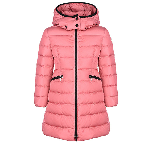 Приталенное пальто-пуховик Moncler Розовый, арт. 1C502 10 54155 52P | Фото 1
