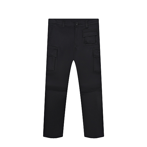 Черные брюки с накладными карманами Diesel Черный, арт. J00889 KXBDX K900 | Фото 1