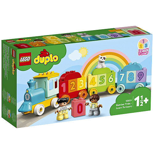 Конструктор DUPLO &quot;Поезд с цифрами — учимся считать&quot; Lego , арт. 10954 | Фото 1