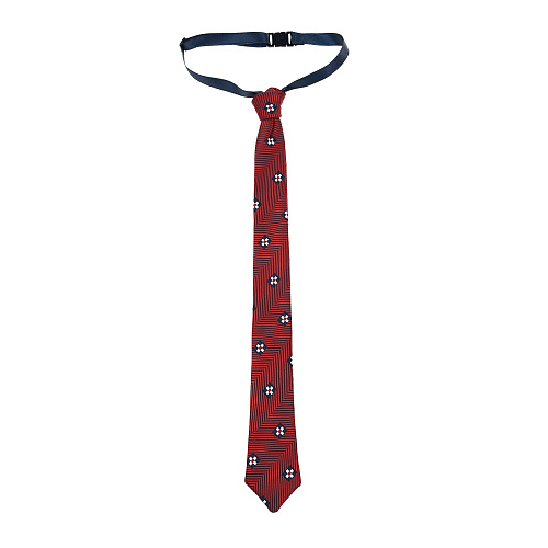 Красный галстук в мелкий квадртат Aletta Красный, арт. AMP000619FV 227 | Фото 1