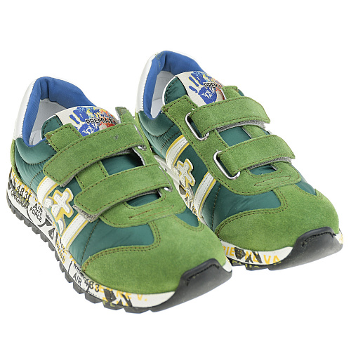 Зеленые кроссовки с замшевыми вставками will be Premiata Зеленый, арт. 14021748 GREEN | Фото 1