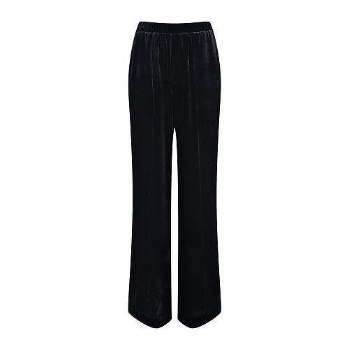 Черные бархатные брюки ALINE Черный, арт. AL22FW121201 02 | Фото 1