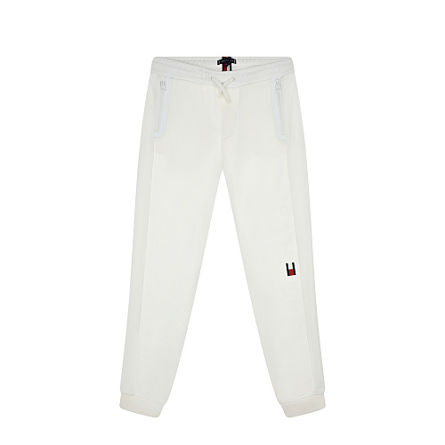Спортивные брюки молочного цвета Tommy Hilfiger , арт. KB0KB07055 YBL | Фото 1